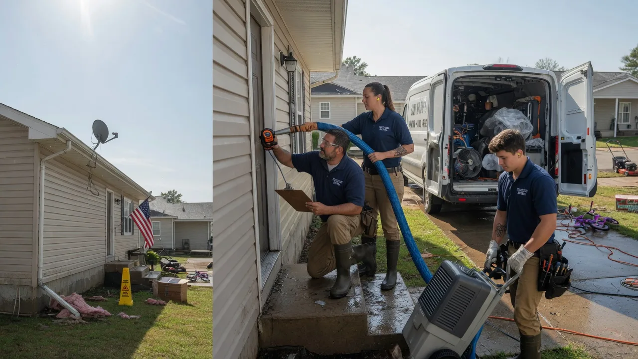 Ceiling Water Damage Restoration in Corning, IA near me